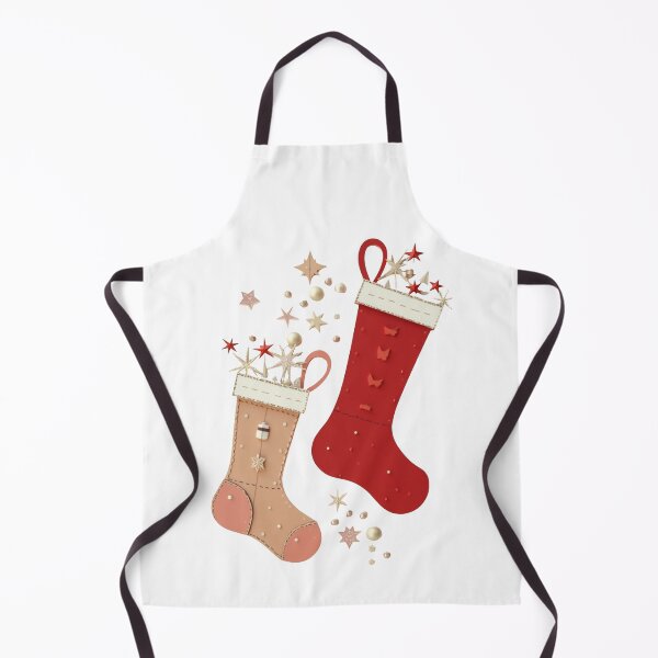 Item preview, Cozy Christmas Stockings with Stars designed and sold by ShadowAndSlate.