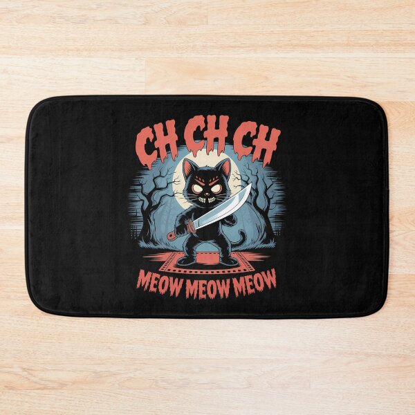Item preview, Ch Ch Ch Meow Meow Meow - This gift is perfect for anyone who loves cats, horror movies, and a dark sense of humor. designed and sold by ZyziowskyArt.