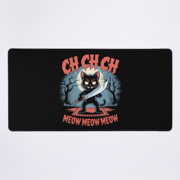 Item preview, Ch Ch Ch Meow Meow Meow - This gift is perfect for anyone who loves cats, horror movies, and a dark sense of humor. designed and sold by ZyziowskyArt.