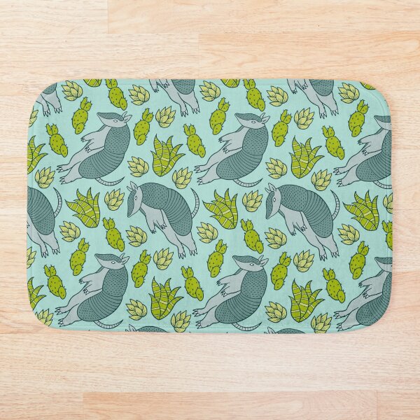 Artikelvorschau, Armadillo Desert Pattern – Süßes südwestliches Kaktus-Design entworfen und verkauft von musingtreeart.