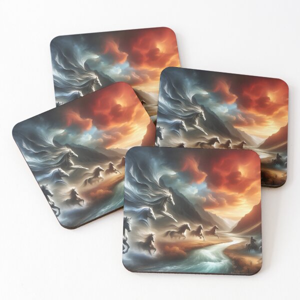 Item preview, Streams of Horses  designed and sold by ArtByAavelle.
