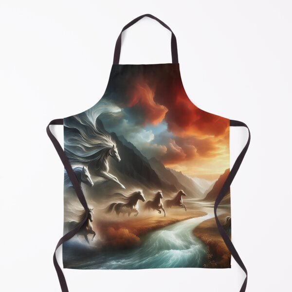 Item preview, Streams of Horses  designed and sold by ArtByAavelle.