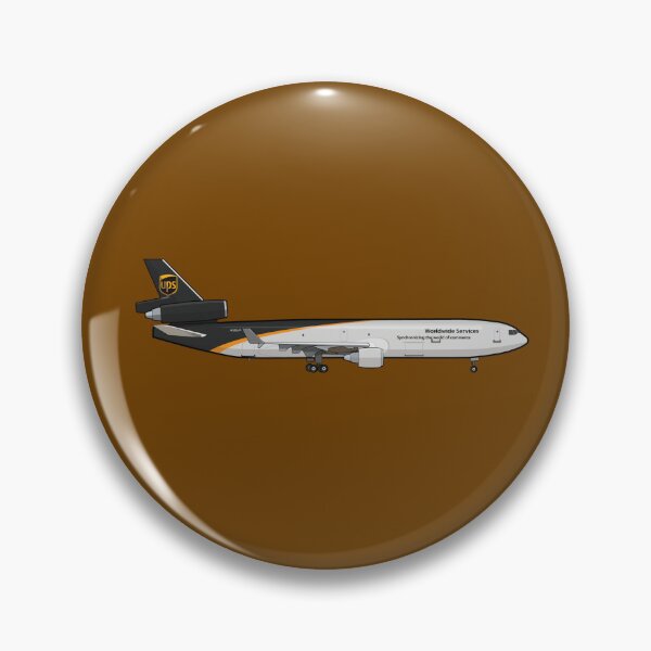 Item preview, UPS MD‑11 Freighter Cargo Plane Vinyl Sticker designed and sold by PilotDecals.