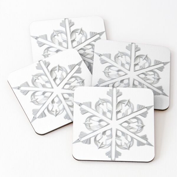 Item preview, Elegant Geometric Snowflake designed and sold by ShadowAndSlate.