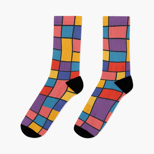 Aperçu de l'œuvre Petite mosaïque rectiligne audacieuse créée et vendue par TheWonkyEaselCo.
