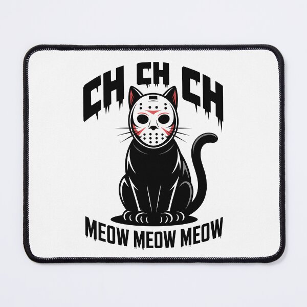 Item preview, Ch Ch Ch Meow Meow Meow - This gift is perfect for anyone who loves cats, horror movies, and a dark sense of humor. designed and sold by ZyziowskyArt.