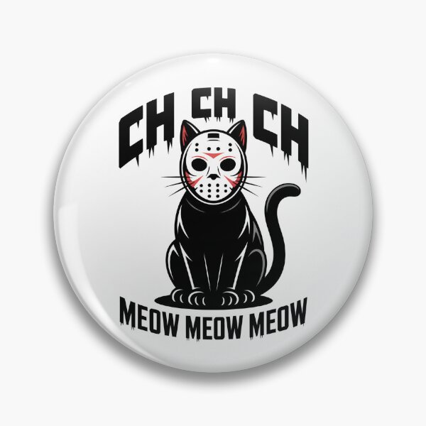Item preview, Ch Ch Ch Meow Meow Meow - This gift is perfect for anyone who loves cats, horror movies, and a dark sense of humor. designed and sold by ZyziowskyArt.