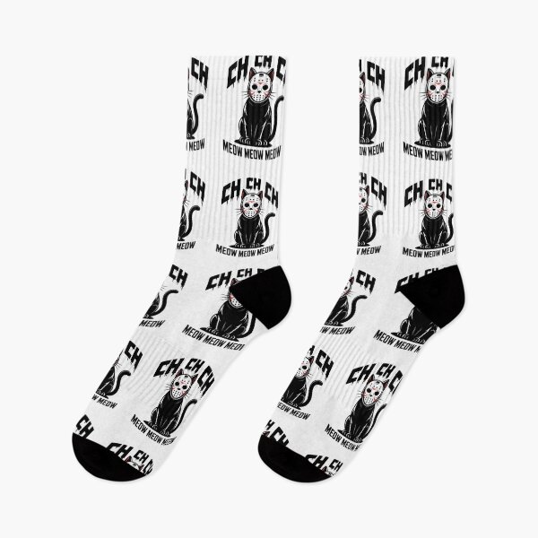 Item preview, Ch Ch Ch Meow Meow Meow - This gift is perfect for anyone who loves cats, horror movies, and a dark sense of humor. designed and sold by ZyziowskyArt.