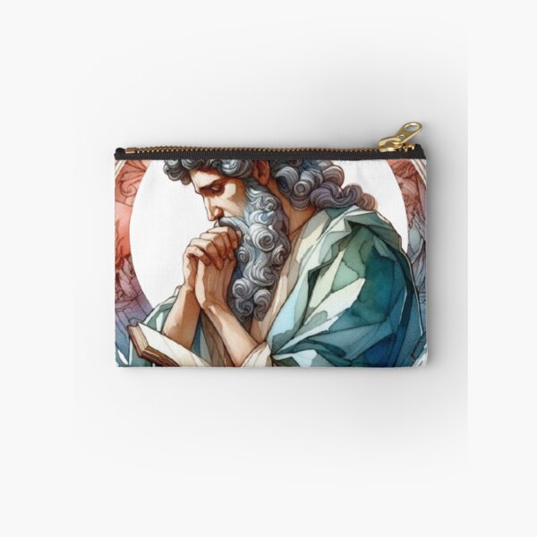 Item preview, Divine Wisdom – Praying Prophet Watercolor Art designed and sold by Advent-Hope.