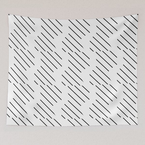 Item preview, Oblique Stripes Zebra Hidding designed and sold by HanaiPrint.