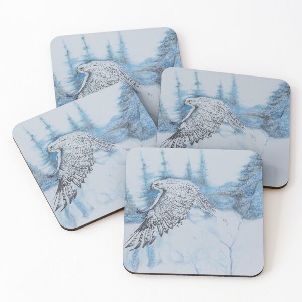 Item preview, Winter Falcon designed and sold by AlonzoFineArt.