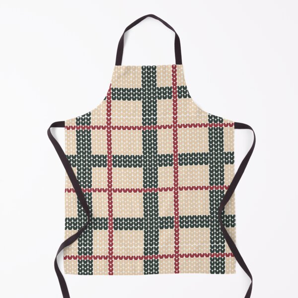 Item preview, Knit Plaid in Mocha-Wine Check designed and sold by KIFCY MM.