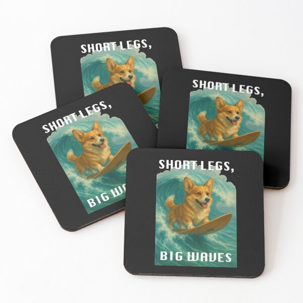 Item preview, Short Legs, Big Waves (with White Lettering) designed and sold by VelvetRoom.