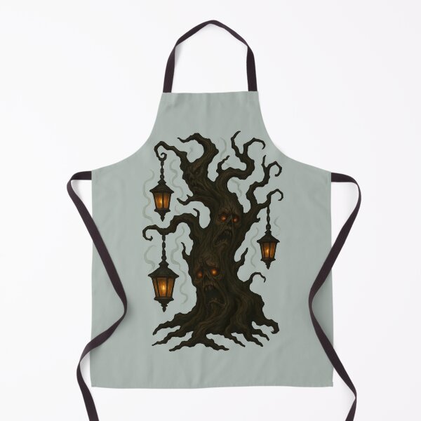 Item preview, Haunted Halloween Tree with Spooky Faces designed and sold by Uglyandcute.
