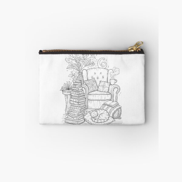 Item preview, National Coloring Book Day: Cozy Coloring Nook designed and sold by zoughlal.