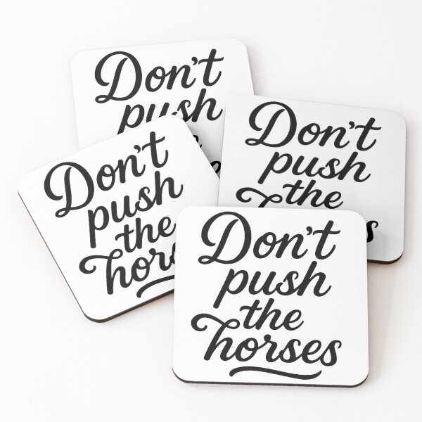 Item preview, Don't Push the Horses – Inspired by Oleksandr Usyk's Legendary Quote | Motivational Boxing Design designed and sold by NatureChampion.