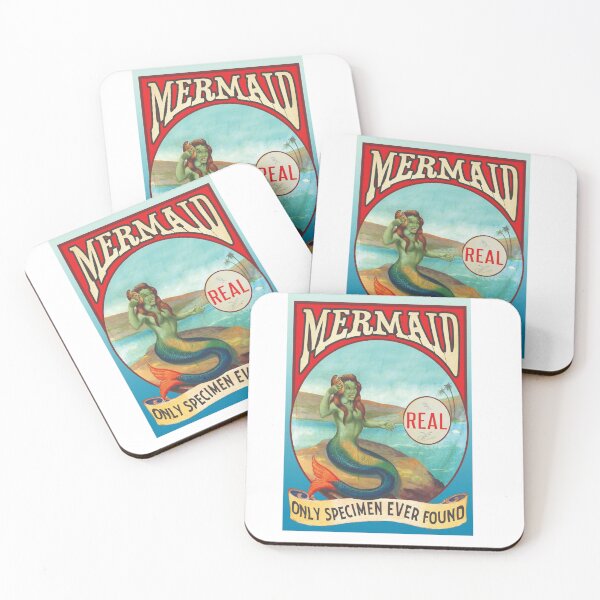Item preview, Vintage Mermaid Sideshow Poster designed and sold by IanBakerToons.