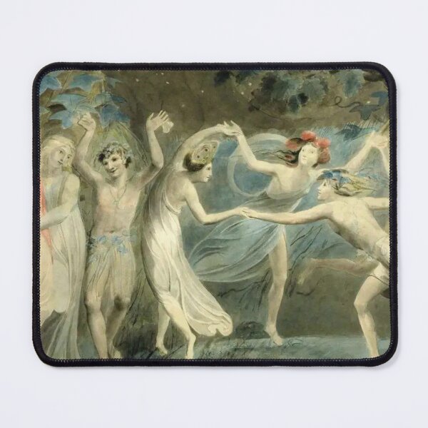 Item preview, Dancing in the Fairy Glen vintage painting illustration art designed and sold by Vintage Designs +.