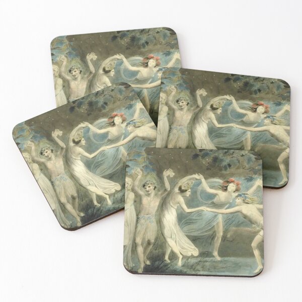 Item preview, Dancing in the Fairy Glen vintage painting illustration art designed and sold by Vintage Designs +.
