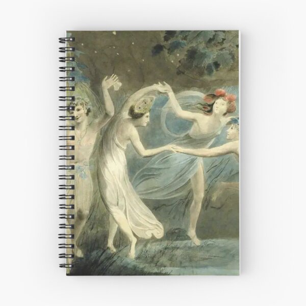Item preview, Dancing in the Fairy Glen vintage painting illustration art designed and sold by Vintage Designs +.