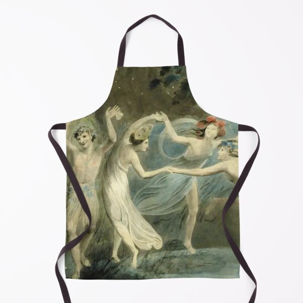 Item preview, Dancing in the Fairy Glen vintage painting illustration art designed and sold by Vintage Designs +.