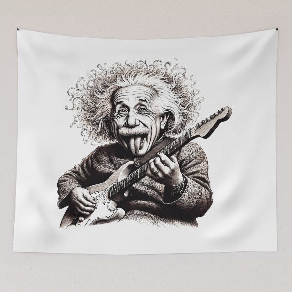 Item preview, Albert Einstein Rocks the Universe designed and sold by Ssevi.