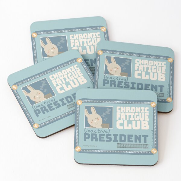 Item preview, Chronic Fatigue Club - (Inactive) President Card designed and sold by StuckOnGood.