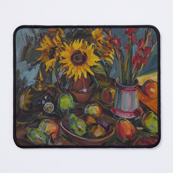 Item preview, Flower Still Life with Sunflowers designed and sold by Ichneumon-art.