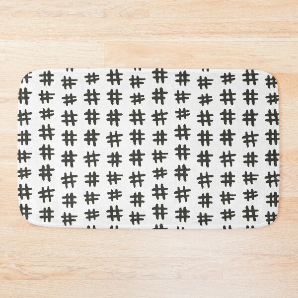 Item preview, Hand drawn Hashtags Symbol Pattern designed and sold by Farissa Designs.