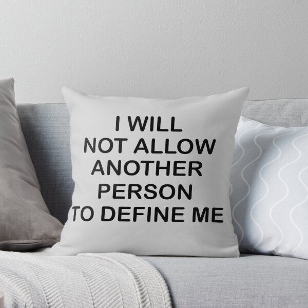 Item preview, I Will Not Be Defined Sticker designed and sold by Madeline Binder Art & Design.