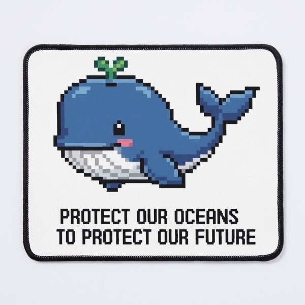 Item preview, Whales and life in clean oceans – a symbol of nature protection designed and sold by ART-POD-PL.