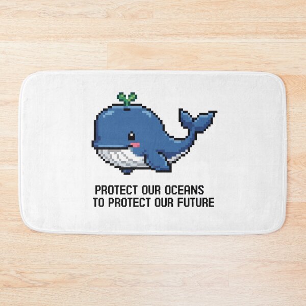 Item preview, Whales and life in clean oceans – a symbol of nature protection designed and sold by ART-POD-PL.