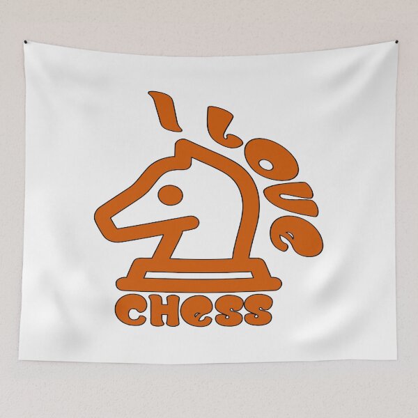 Item preview, I Love Chess – Chess Player & Board Game Design – Strategy & Gamer Gift designed and sold by sednalafandy79.