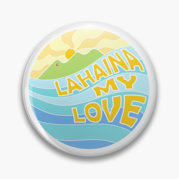 Item preview, Lahaina My Love white outline designed and sold by Jennachaplin.