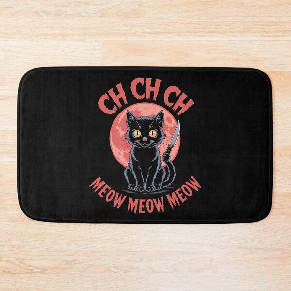Item preview, Ch Ch Ch Meow Meow Meow - This gift is perfect for anyone who loves cats, horror movies, and a dark sense of humor. designed and sold by ZyziowskyArt.