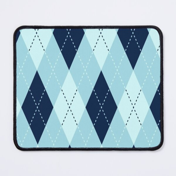Item preview, Blue Argyle Geometric Pattern designed and sold by AmbientArtCo.