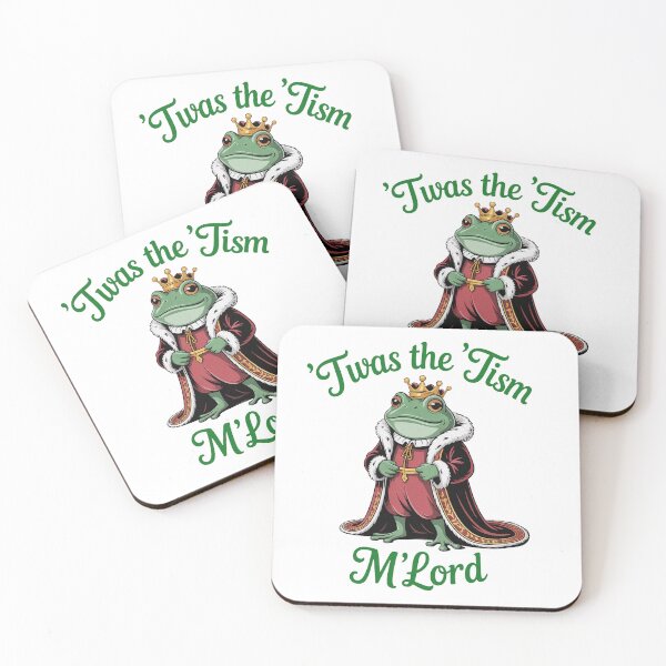 Item preview, Twas The Tism M Lord Frog Meme Royal designed and sold by PietrzakDesign.