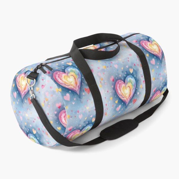 Item preview, Watercolor hearts in soft, pastel colors designed and sold by Marcu Ioachim.