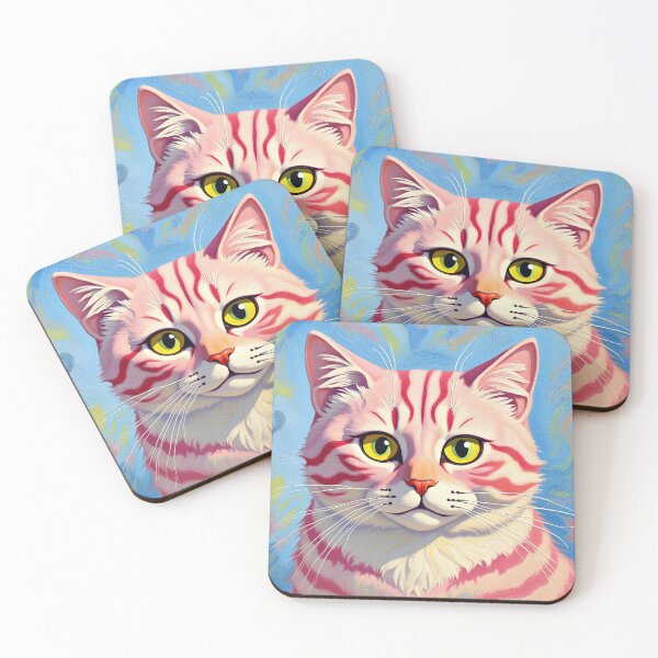 Item preview, “Candice” A Cherry Striped Mystique – Cat Portrait designed and sold by Artekinium.