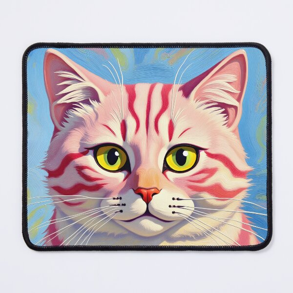 Item preview, “Candice” A Cherry Striped Mystique – Cat Portrait designed and sold by Artekinium.