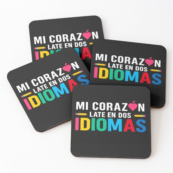 Item preview, Mi Corazón Late en Dos Idiomas | Bilingual Teacher Design designed and sold by Mi Clase Divertida.