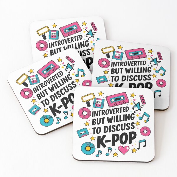 Item preview, Introverted But Willing To Discuss K-POP designed and sold by I-wanna-T-shirt.