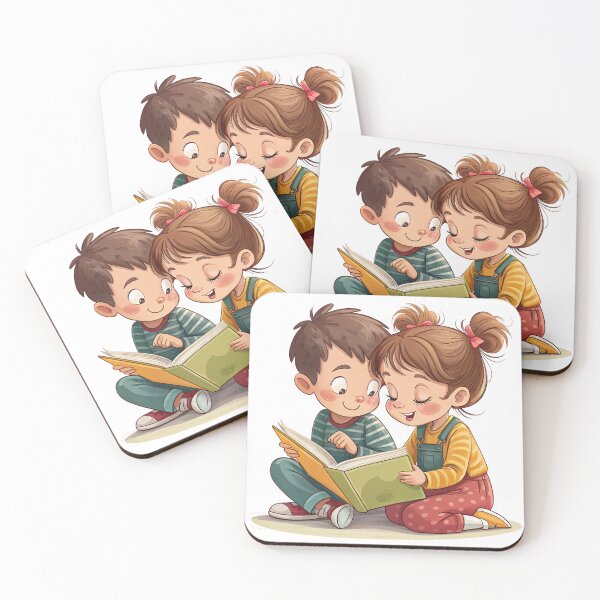 Item preview, Cute baby girl and boy.... Studying  designed and sold by Chirayu1111.