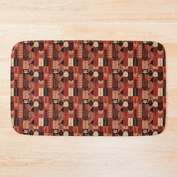 Item preview, Boho patterns in warm earth tones & shapes designed and sold by pASob-dESIGN.