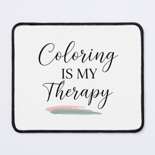 Item preview, National Coloring Book Day: My Therapy is Coloring designed and sold by zoughlal.