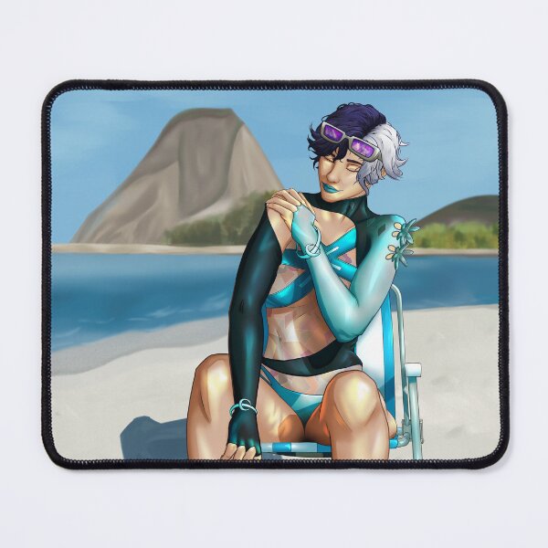 Item preview, luna snow summer skin short hair designed and sold by shmear - redbubble.