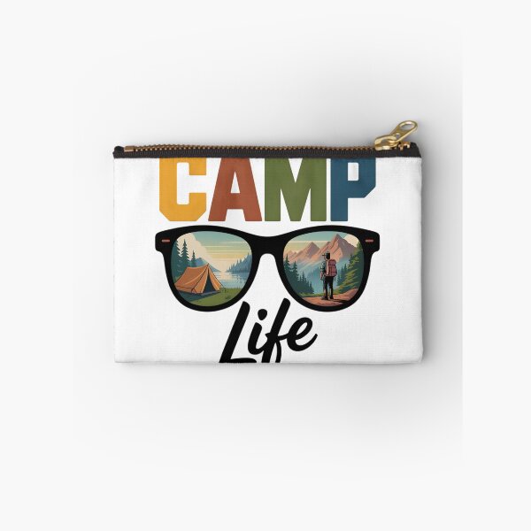 Item preview, CAMP Life Retro Outdoor Adventure Design designed and sold by Printiko.