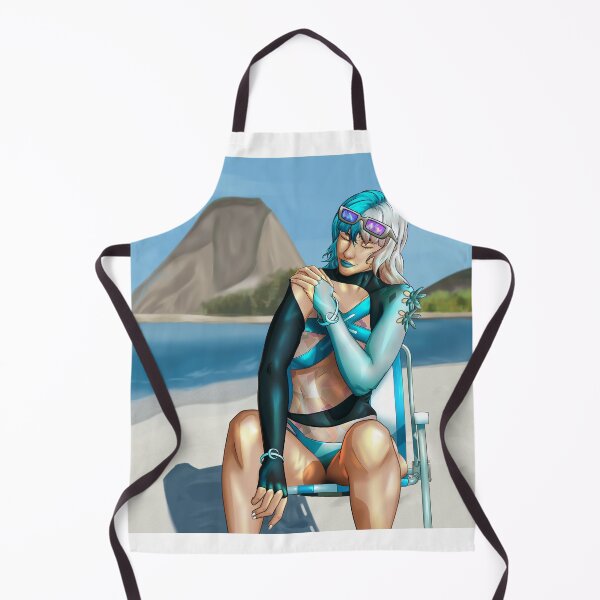 Item preview, luna snow summer skin long hair designed and sold by shmear - redbubble.