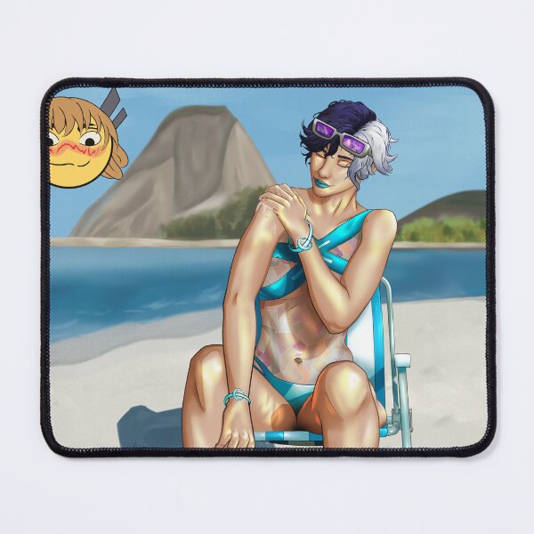 Item preview, luna snow summer skin short hair magik emoji no top designed and sold by shmear - redbubble.