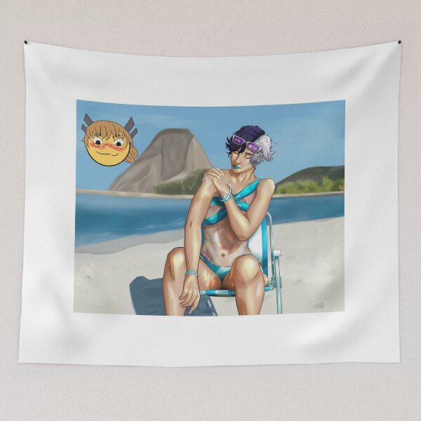 Item preview, luna snow summer skin short hair magik emoji no top designed and sold by shmear - redbubble.